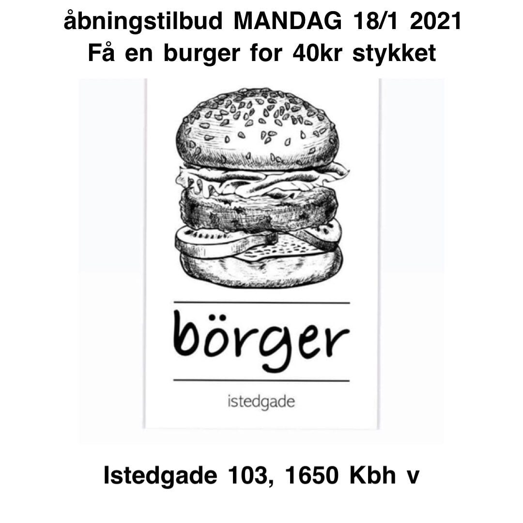 Nyt burger koncept på Vesterbro